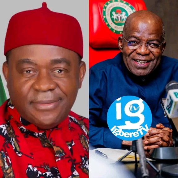 Former Governor Sen T. A Orji Congratulates Gov Alex Otti on 61st Birthday