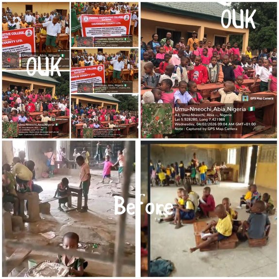 Beyond Social Media: Assessing the Real Impact of OUK’s School Desk Initiative – By ESV Olekanma, Ph.D